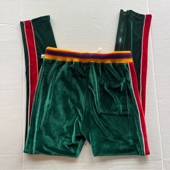 Hudson Green Navy Red Velour Tracksuit Men’s Size XL - Picture 9 of 15